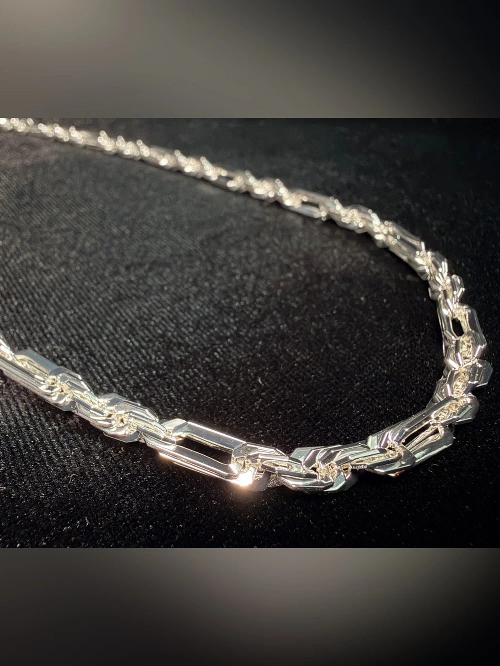 Milano S925 Stamped Silver Filled 24in 5MM 33.2g necklace. SHINE!! Brand new